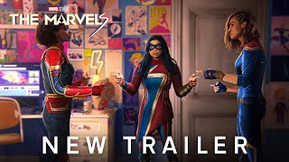 Marvel Studios’ THE MARVELS – New Trailer 2023 Captain Marvel 2 Movie [upl. by Notlim130]