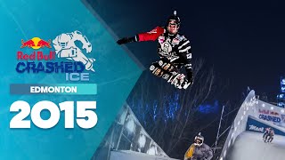 Ice Cross Downhill Takes Over Edmonton 😎  Red Bull Crashed Ice 2015 [upl. by Oicnoel768]