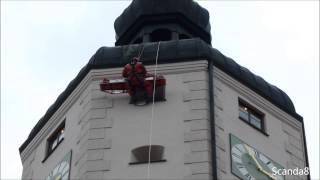 150 Jahre Freiwillige Feuerwehr Wemding  Höhenrettung [upl. by Rafat]