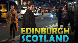 An Evening Walk in Edinburgh Scotland  2024 [upl. by Kcirdef]