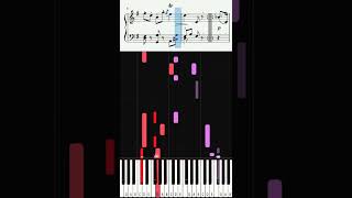 Beginning Part ♫ Minuet Luigi Boccherini  Piano Classic Tutorial shorts [upl. by Gallard]