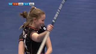 Damen HallenEM Highlights Finale GER vs NED 54 [upl. by Lyrehc]