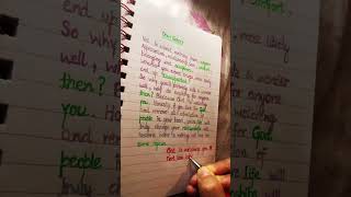 Handwriting practice acceptancedisappointinggodrelationshipquotes [upl. by Nosiram]