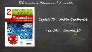 ANÁLISE COMBINATÓRIA  Exercício 60  Combinação  Pontos em Circunferência [upl. by Swane909]