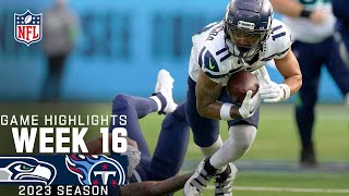 Seattle Seahawks vs Tennessee Titans Game Highlights  NFL 2023 Week 16 [upl. by Busby116]