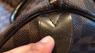 How to Spot Authentic Louis Vuitton Damier Ebene and Where to Find Date Code [upl. by Sharp847]