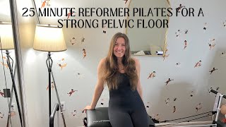 25 Minute Pelvic Floor Strengthening  Pilates Reformer Workout [upl. by Eeladnerb792]