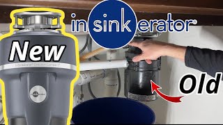 Replacing a Broken Garbage Disposal  Insinkerator Evolution Compact Quite Series 34hp [upl. by Airbmat]