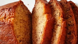 Moist And Fluffy Banana Cake Recipe Easy And Simple Banana Cake Recipe [upl. by Nnayllek]