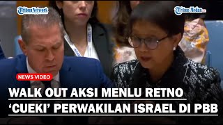 TEGAS Menlu Retno Walk Out saat Dubes Israel Bicara di Rapat PBB Hingga Curi Perhatian [upl. by Alrich577]