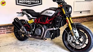 Indian FTR 1200 R Carbon  Sound  Exhaust [upl. by Isoais]