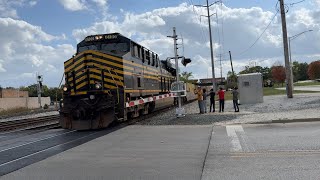 NS 8100 Leads Solo On A UP Intermodal Train In LaGrange IL On October 13 2024 [upl. by Barrie426]