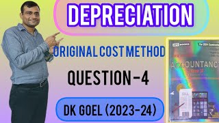 Depreciation  dkgoelsolution  Q4  202324  Class 11th  SLM [upl. by Arimak]