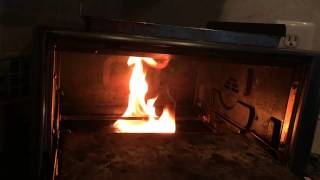 Toaster Oven Catches Fire slow motion [upl. by Aceissej207]