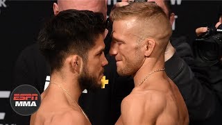 Best of UFC Fight Night Brooklyn Weighins including TJ Dillashaw Henry Cejudo  UFC on ESPN [upl. by Abita]