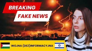 🚨 WOJNA DEZINFORMACYJNA  kolejny front konfliktu IzraelHamas 🚨 [upl. by Atinaej]