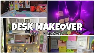 makeover desk desk organization [upl. by Goeger297]