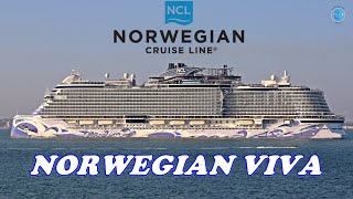 NORWEGIAN VIVA saliendo del puerto de Cádiz [upl. by Libys87]