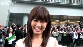 東京国際映画祭2012、アンバサダーの前田敦子さん 思い出の映画は？ [upl. by Hazaki]