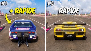 Le NOUVEAU Top 10 MEILLEURES Voitures DRAG sur Forza Horizon 5  😳🔥 [upl. by Redwine]