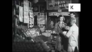 WWII Rationing USA Ration Book No 2 Wartime Food Archive Footage [upl. by Ennairrek846]