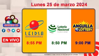 Lotería Nacional LEIDSA y Anguilla Lottery en Vivo 📺│Lunes 25 de marzo 2024 855 PM [upl. by Ayotna]