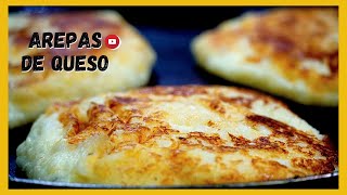 COMO hacer AREPAS de QUESO COLOMBIANAS 😋 AREPAS de QUESO [upl. by Lyreb]