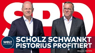 KANZLERDEBATTE IN DER SPD Olaf Scholz verliert Rückhalt  Boris Pistorius triumphiert [upl. by Lindo]