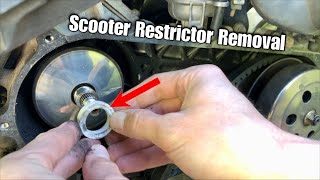 How To Put Back Or Remove 50ccm Scooter Speed Restrictor [upl. by Alake334]