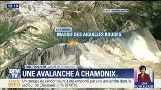 Ce que lon sait sur lavalanche mortelle à Chamonix [upl. by Aehcsrop]