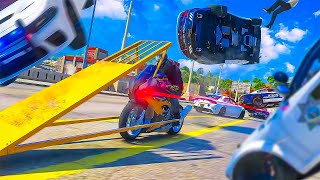 Shapeshifting Flip Bike In GTA 5 RP [upl. by Hamlin]