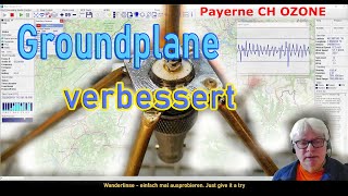 Groundplane Antenne 400  430 MHz verbessert ► Eigenbau ► DIY ► Wettersonden RS41 Tracker Videos [upl. by Inavoj416]