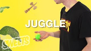 How to Juggle  Kendama Trick Tutorial  Sweets Kendamas [upl. by Newfeld739]