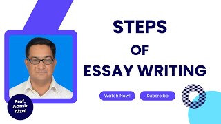 STEPS OF ESSAY WRITING [upl. by Lessirg]