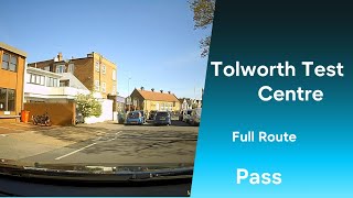 Tolworth Driving Test Centre Full Exam Test Route [upl. by Ajat]