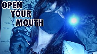 Goth Dentist Examines Your Teeth  ASMR Dentist amp Medical Exam Roleplay [upl. by Anertal544]