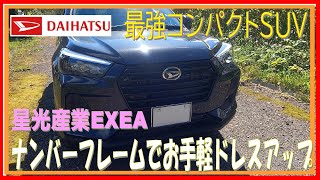 358 安価でおしゃれナンバープレートカバー 星光産業 EXEA [upl. by Atiuqam]