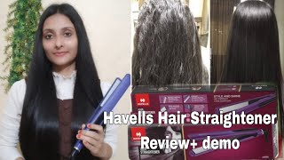 Havells Hair Straightener review  demo in hindi  sumantipsandtricks [upl. by Eel165]