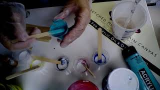 how I mix paints floetrol paint water using different paint makes [upl. by Aicilyhp]