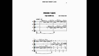 BohemianFugues by Bohuslav Matej Cernohorsky for Clarinet Quartet [upl. by Ramma]