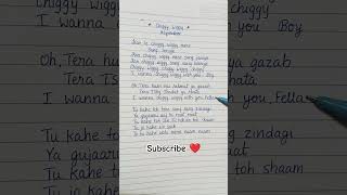 Chiggy Wiggy song Sonu nigam fyp youtubeshorts lyrics shorts video trending viralvideos love [upl. by Bullard]