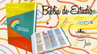 Biblia de Estudio ARCOÍRIS 🌈  RVR1960 [upl. by Hagood]