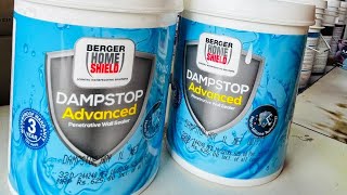 New product berger DAMPSTOP ADVANCED water proof 120150SFT 1LT paints wall paints shop [upl. by Marigold]