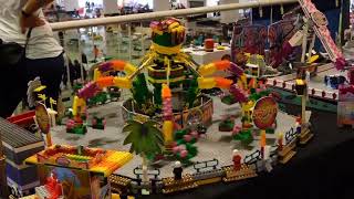 Modelbouwshow Autotron Rosmalen 2022  Lego Kermis Lego Kirmes  Lego Funfair  Aron de Bruijn [upl. by Dalt]