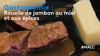 Gastronomie  rouelle de jambon au miel et aux épices [upl. by Floro]