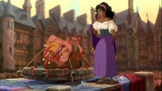 The Hunchback of Notre DameEsmeralda helps Quasimodo Italian Reverse Scene [upl. by Gurney]