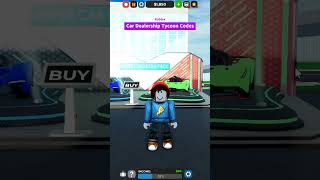 Car Dealership Tycoon Codes  Codes for Roblox Car Dealership Tycoon  CDT [upl. by Ajax411]