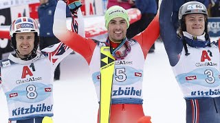 FIS Alpine Ski World Cup  Mens Slalom Run 2  Kitzbühel AUT  2023 [upl. by Euqinehs]