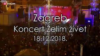 Zagreb  Koncert Želim život  zaklada Ana Rukavina  18122018 [upl. by Ardnuaed]