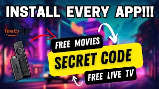 SECRET Firestick Install Code for a FULLY LOADED Firestick  Download every App [upl. by Aerbua]